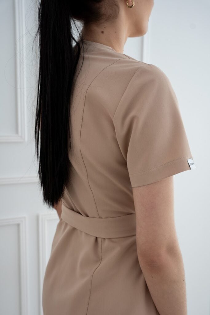 Tunika Medyczna - Cappuccino Scrabme