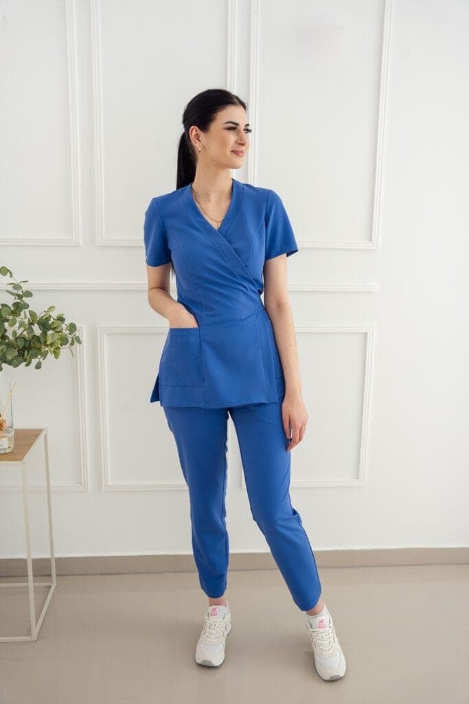 Tunika Medyczna - Blue Scrabme