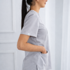 bluza medyczna silver grey