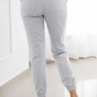 spodnie medyczne joggery szare