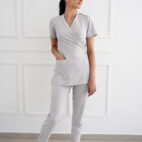 spodnie medyczne szare