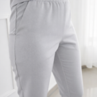 spodnie medyczne proste szare