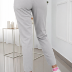 spodnie medyczne proste szare