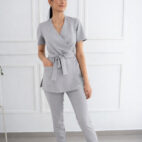 tunika medyczna szara