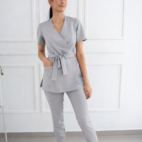 tunika medyczna silver grey