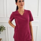 bluza medyczna różowa