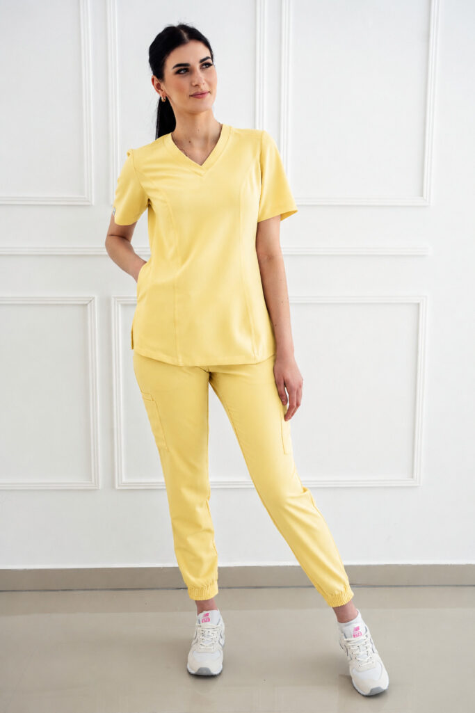 Bluza medyczna butter yellow