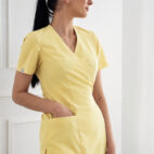 Tunika medyczna butter yellow