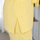 Tunika medyczna butter yellow